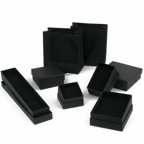Jewellery box black ring - box,