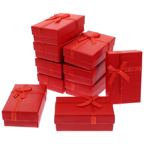 Red jewelry packing - packing, set