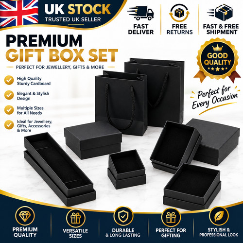 Jewellery box black ring - jewellery,