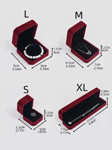 Velvet jewellery box new - jewellery,
