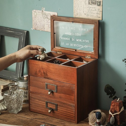 Large jewellery box retro - large,