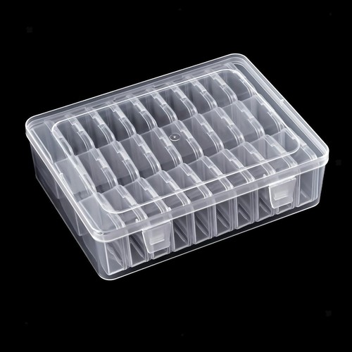 Clear plastic organizer case - clear,