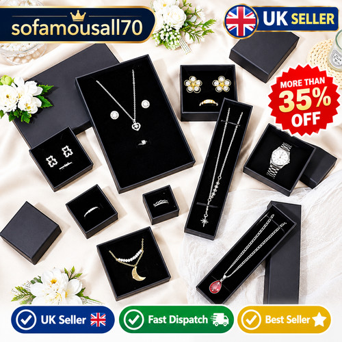 Jewellery box black ring - box,