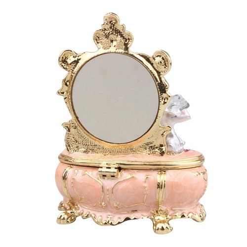Zinc alloy jewelry case pink - jewelry,