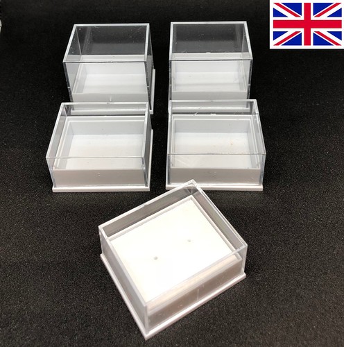100 earring box clear - 100,