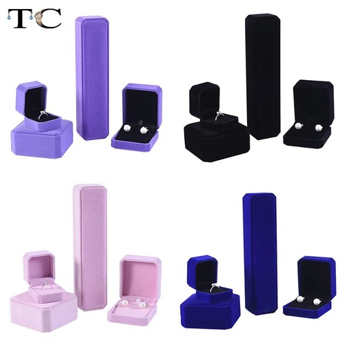 Black pink velvet jewellery - pink,