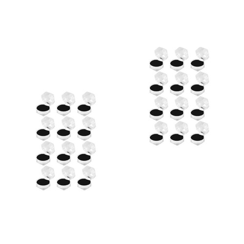 Durable black acrylic earrings - acrylic,