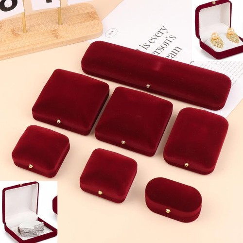 Velvet jewellery box - velvet,