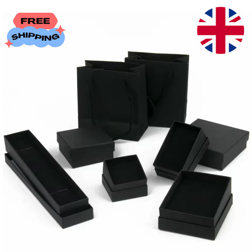 Jewellery box black ring - box,