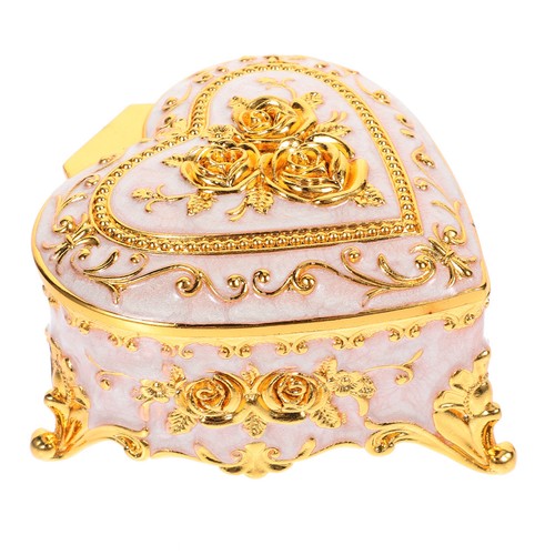Heart shaped box trinket case - shaped,