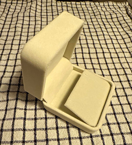 White velvet rectangle - velvet,