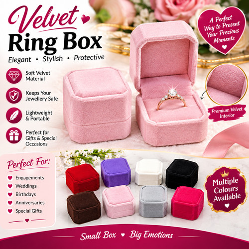 Black pink velvet jewellery - black/pink,