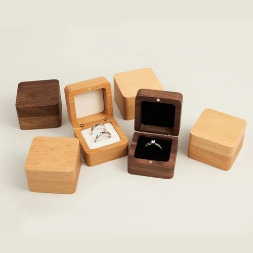 Blank wood jewelry box wedding - wood,